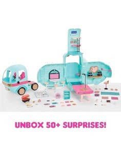 L.O.L. Surprise! Camper Glam N' Go 4 in 1, Set da Gioco con Oltre 50 Sorprese | Età 4+