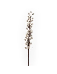 Pick di Natale in Plastica Bacche Bianche 45cm - La Magia di Natale per le tue decorazioni festive