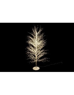 Albero Microled Bianco H210 cm 2400 LED Bianco Caldo di Natale - La Magia di Natale a casa tua