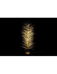Albero Microled Gold H210 cm 2400 LED Bianco Caldo di Natale - La Magia di Natale a casa tua