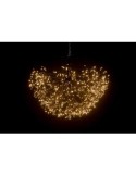 Sfera Microled Nera D100 cm 3750 LED Bianco Caldo di Natale - La Magia di Natale a casa tua