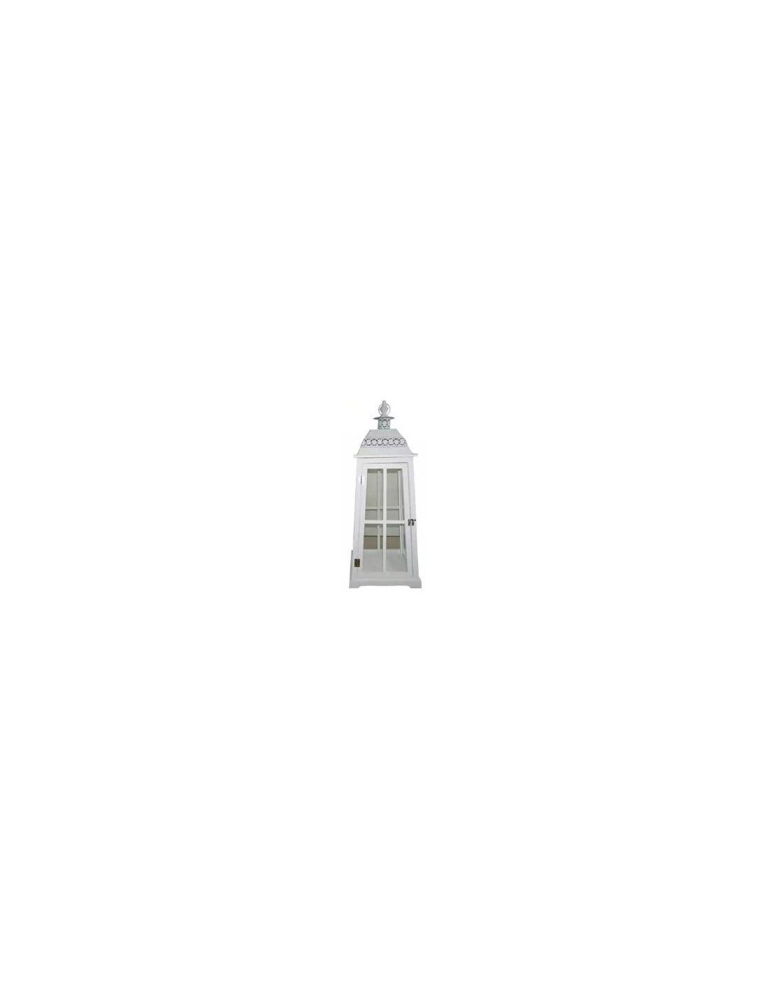 LANTERNA 72407 2 MIS LEGNO/METALLO 29X29X75CM LEGNO