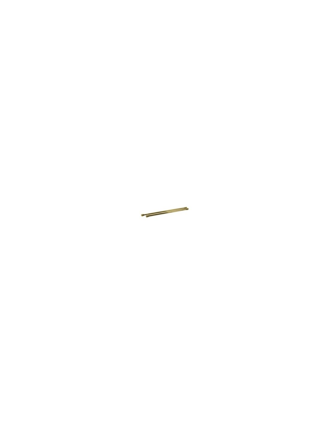COPPIA ASTE GUIDA TONDY 63/110CM ORO