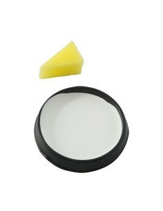 Trucco Bianco con Spugna, 9 gr, Makeup per Halloween e Feste