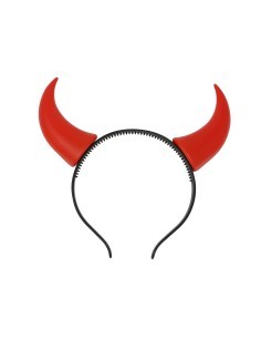 Cerchietto Diavolessa Halloween, Accessorio Costume