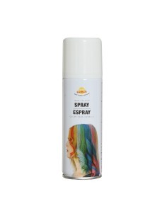 Spray per Capelli Bianco 125 ml, Accessorio Halloween