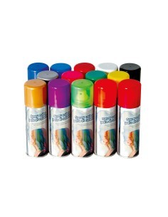 Spray per Capelli Glitterato Rosso, 125 ml, Decorazione Capelli Halloween