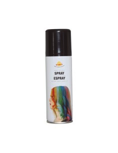 Spray per Capelli Glitterato nero 125 ml, Colore Brillante, Accessorio Halloween