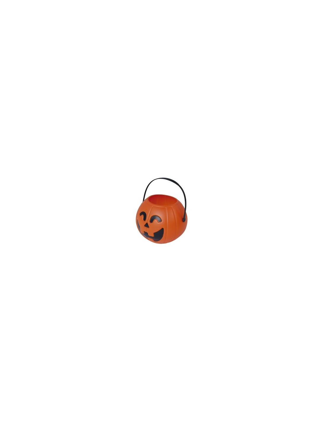 Cestino Zucca, 11 cm, Colore Arancio, Decorazione Halloween