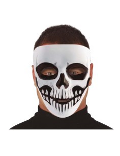 Maschera Scheletro in PVC, Accessorio Halloween
