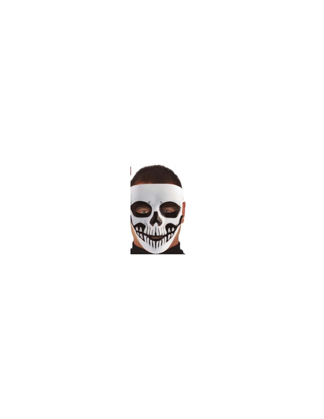 Maschera Scheletro in PVC, Accessorio Halloween