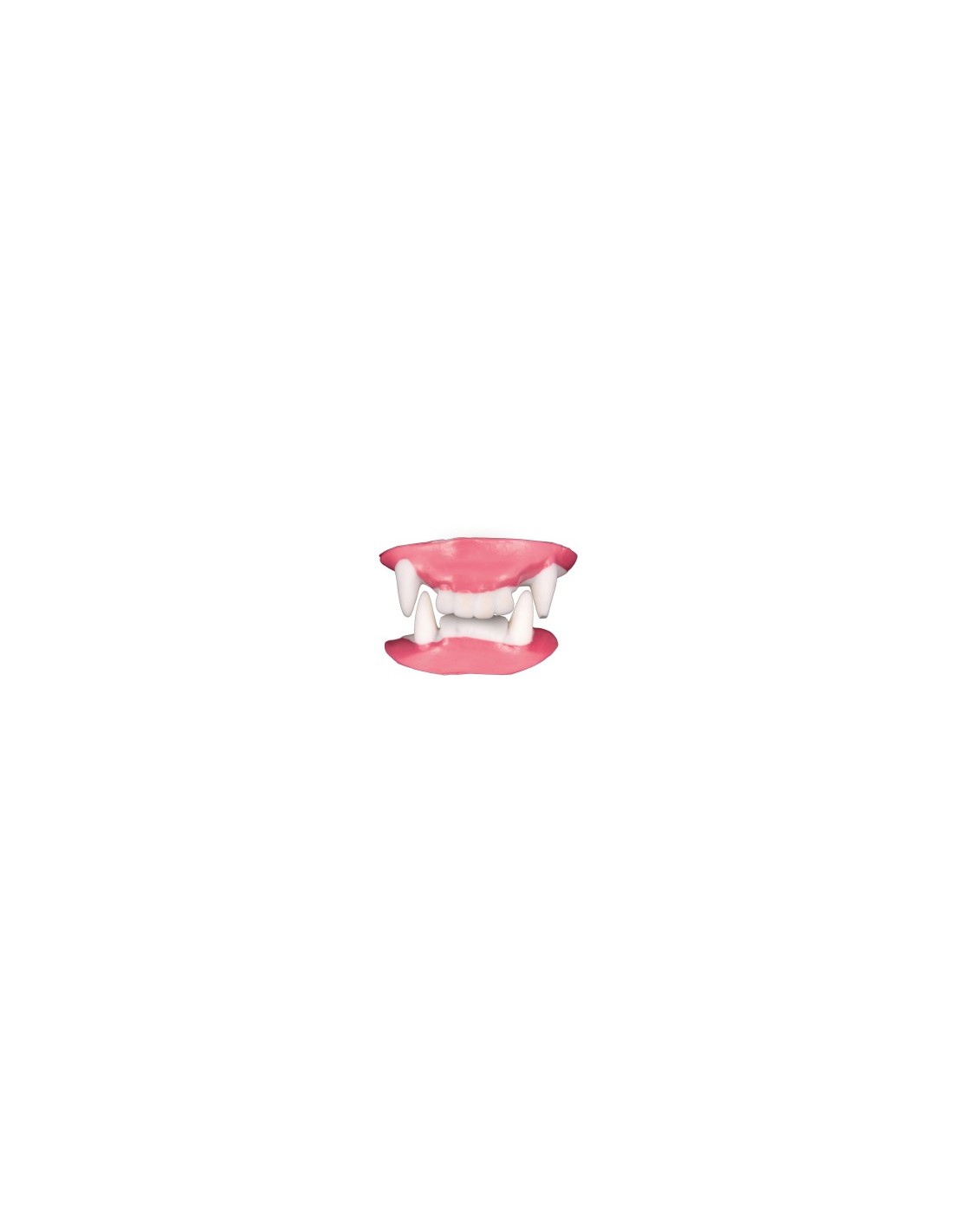 Doppi Denti Vampiro in Lattice, Accessorio Halloween