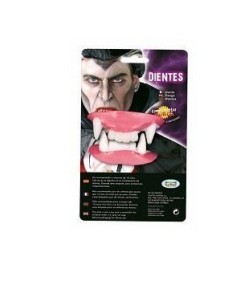 Doppi Denti Vampiro in Lattice, Accessorio Halloween