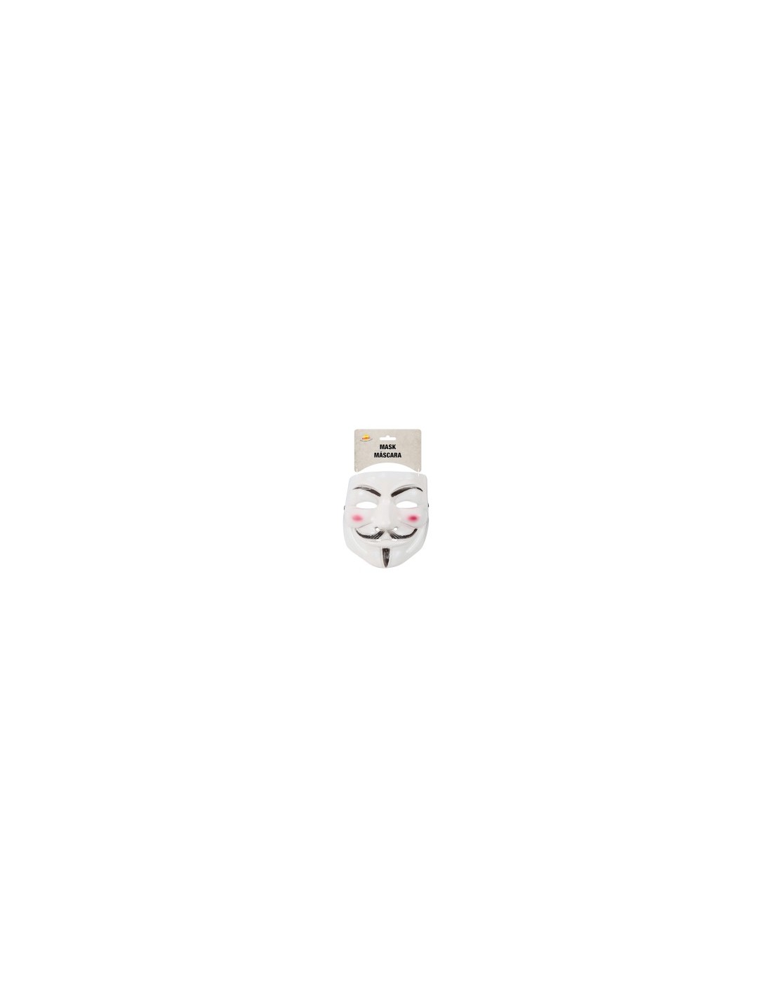 Maschera Indignato, Accessorio per Feste, Travestimenti e Halloween