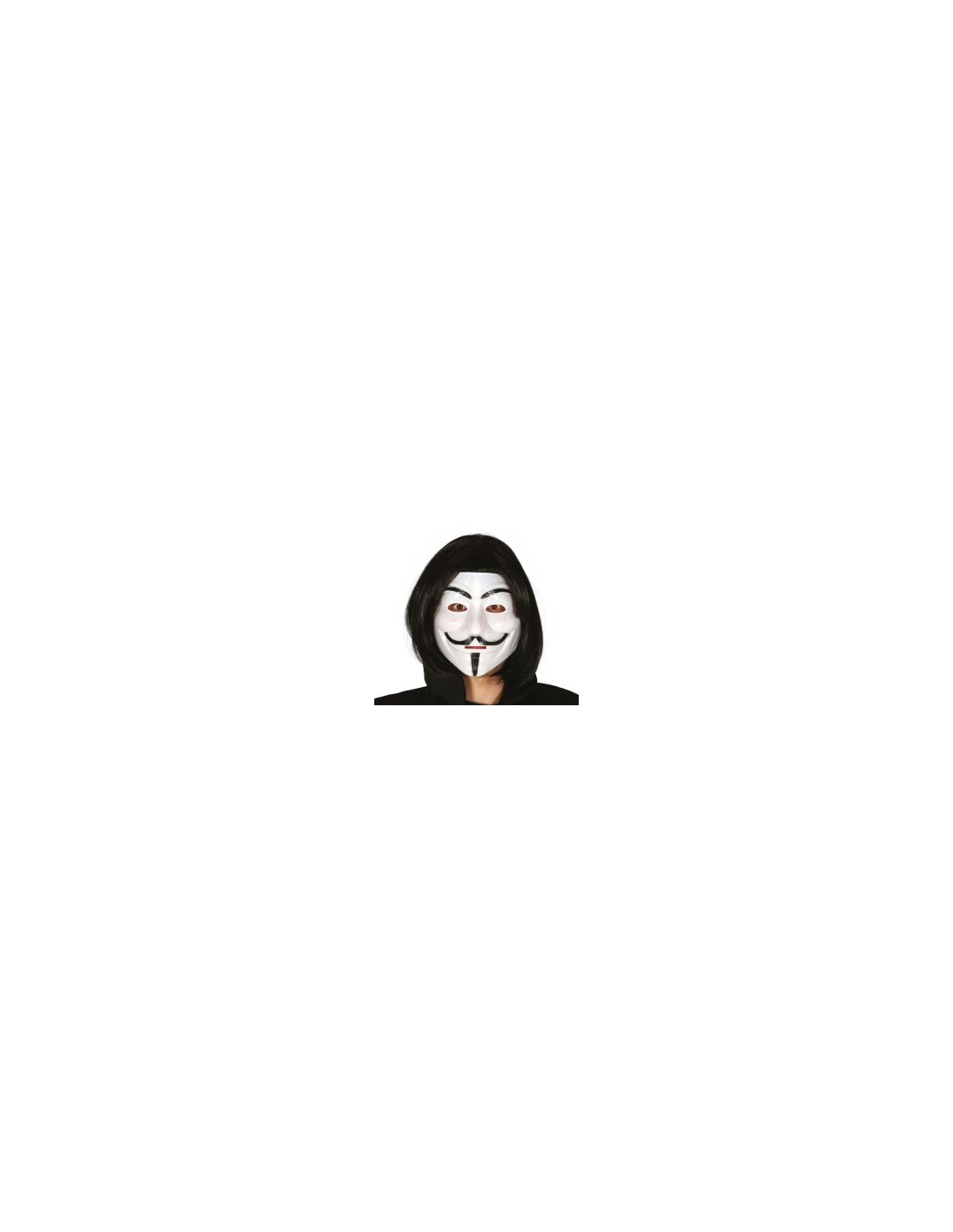 Maschera Indignato, Accessorio per Feste, Travestimenti e Halloween