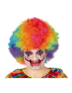 Parrucca Ricci Multicolor per Feste, Travestimenti e Halloween