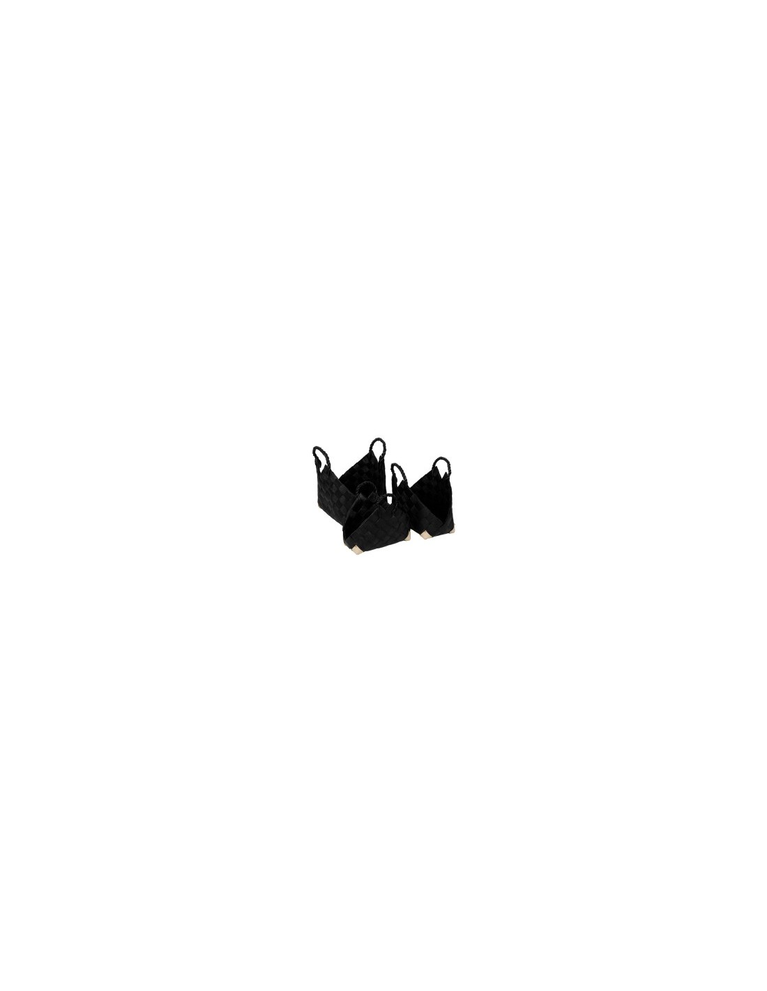 CESTO BORSA 138283 3 MIS CARTA NERO 50X32X36CM