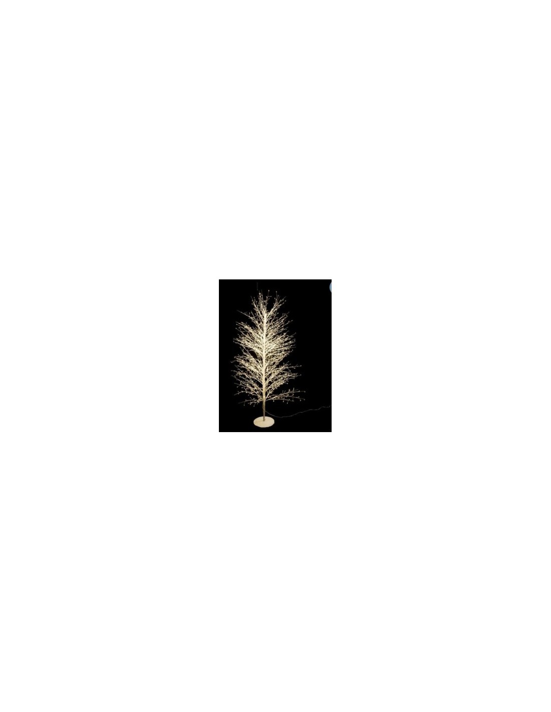 Albero MicroLED Bianco H150cm con 1300 LED Bianco Caldo - La Magia di Natale a Casa Tua