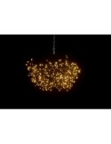 Sfera MicroLED Nera D50cm con 912 LED Bianco Caldo - Porta a Casa la Magia di Natale