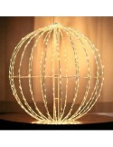 Sfera 3D Bianco di Natale 520 MicroLED Bianco Caldo/Flash - La Magia di Natale scintillante!