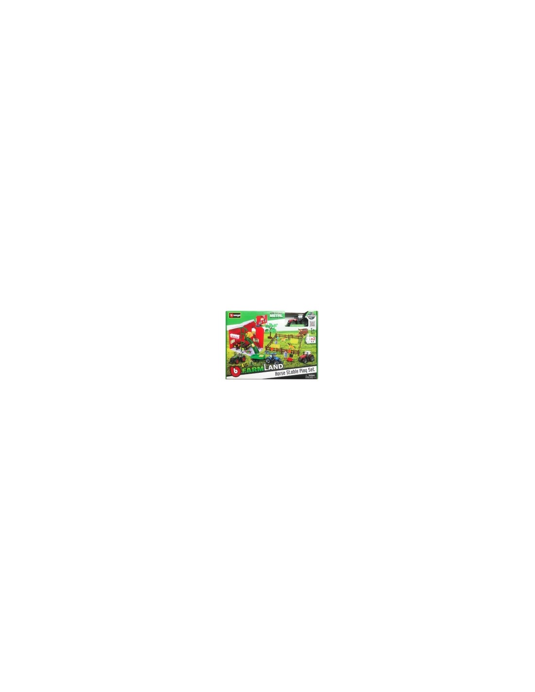 PLAYSET 18-31682 FATTORIA CON CAVALLI E TRATTORE