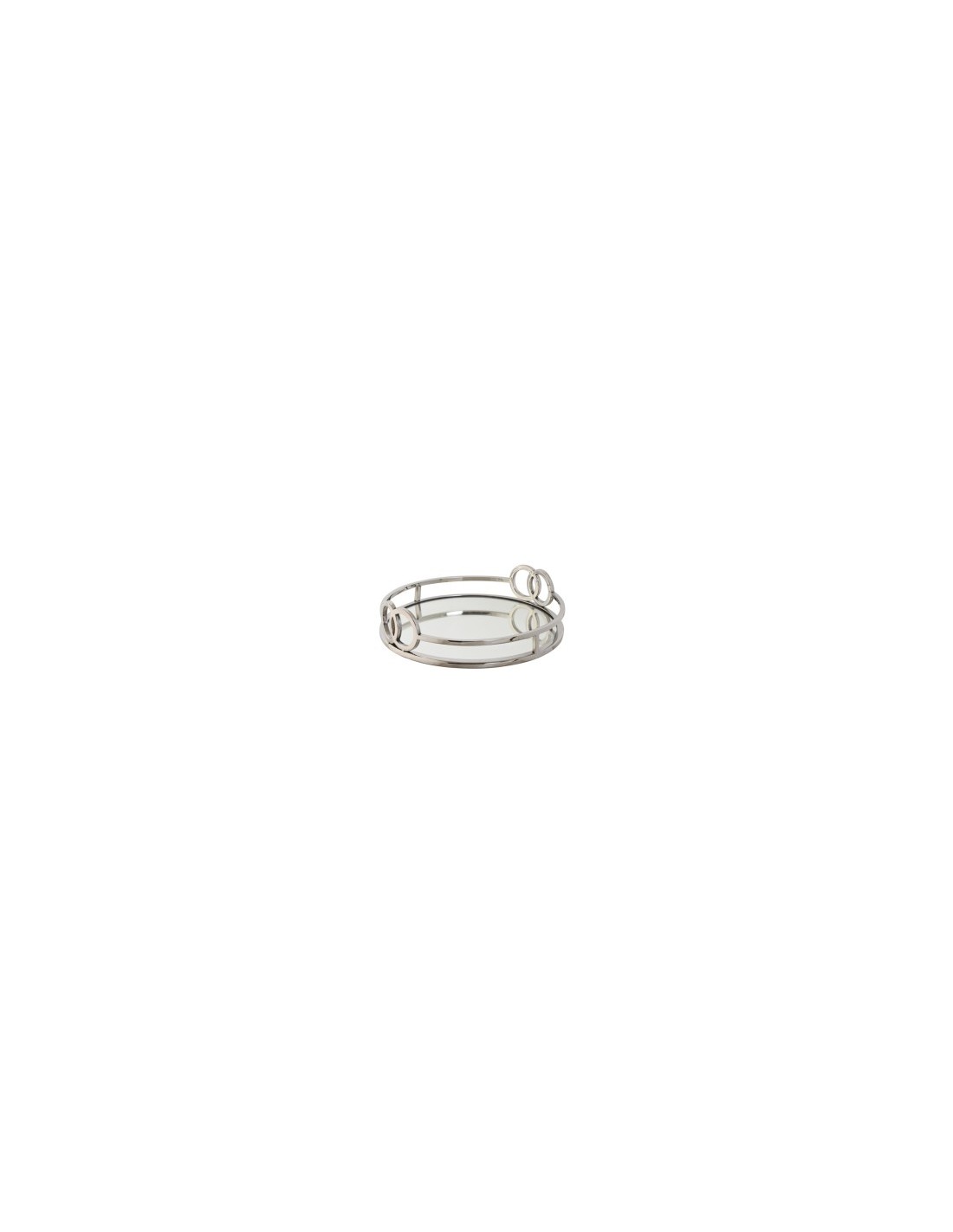 VASSOIO DH212783 ACCIAIO/VETRO 28X7CM