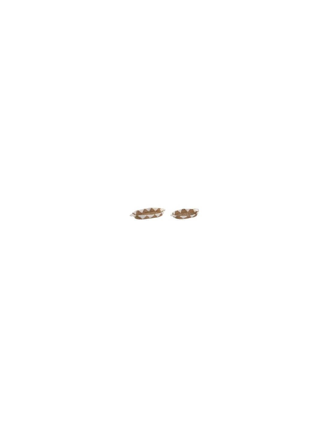 CESTINO DC212128 1 MIS FIBRA/COTONE 44X25CM NATURALE