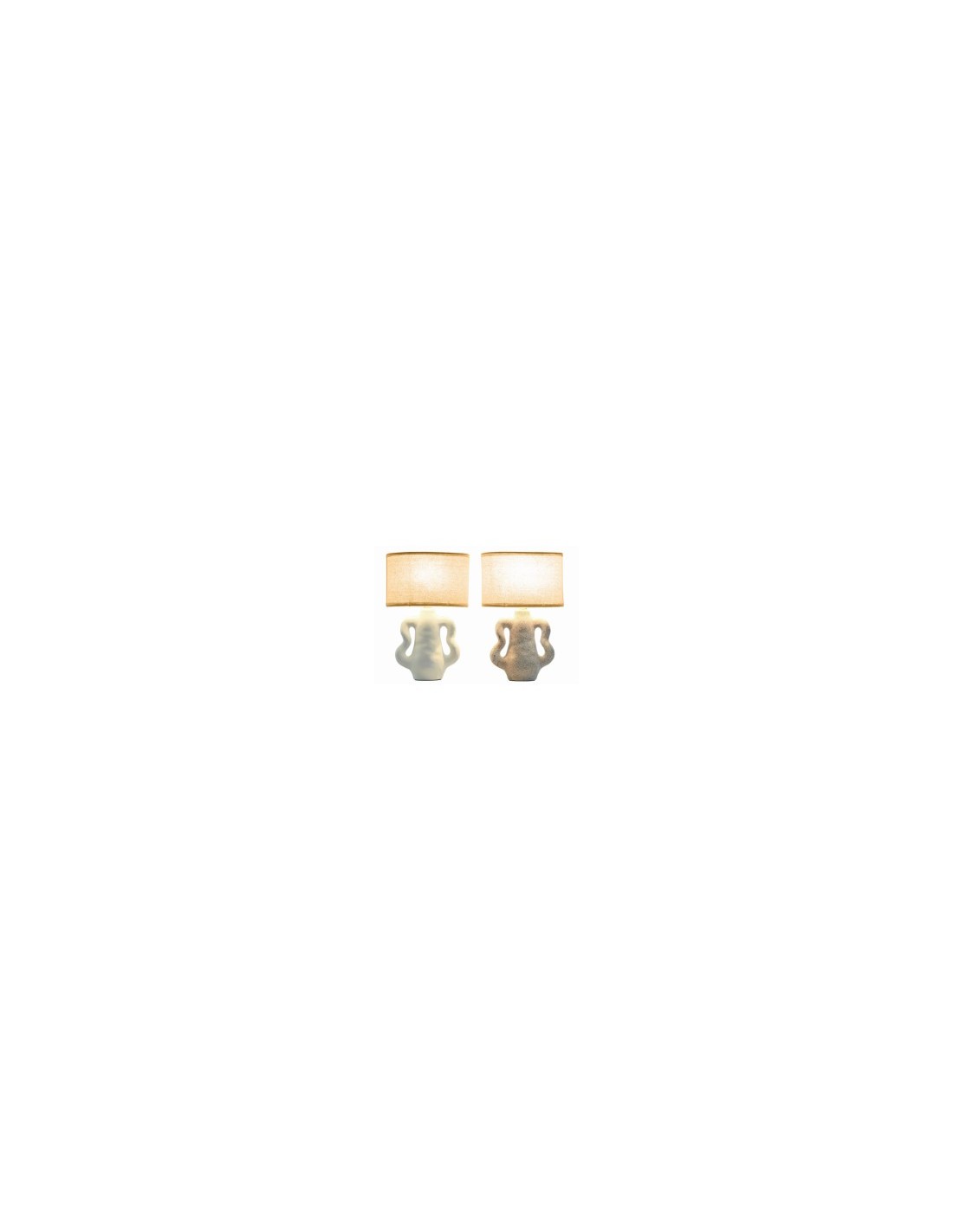 LAMPADA TAVOLO LA210009 PORCELLANA 22X22X34CM ASSORTITO