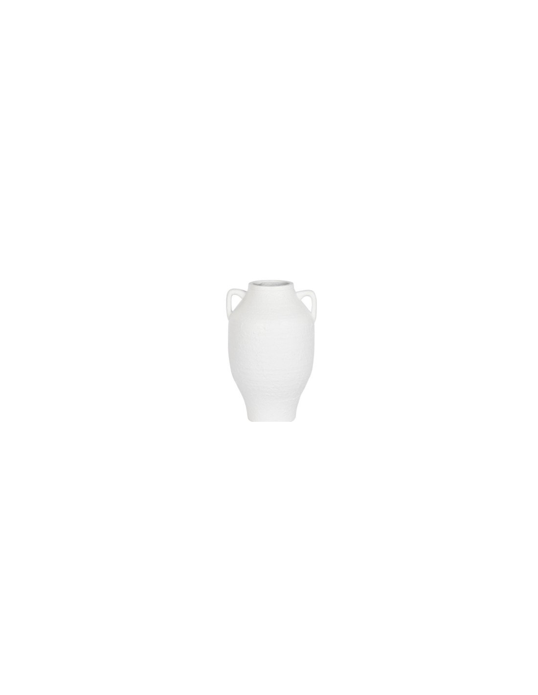 VASO JR212412 FIBRA DI VETRO 30X30X46CM BIANCO