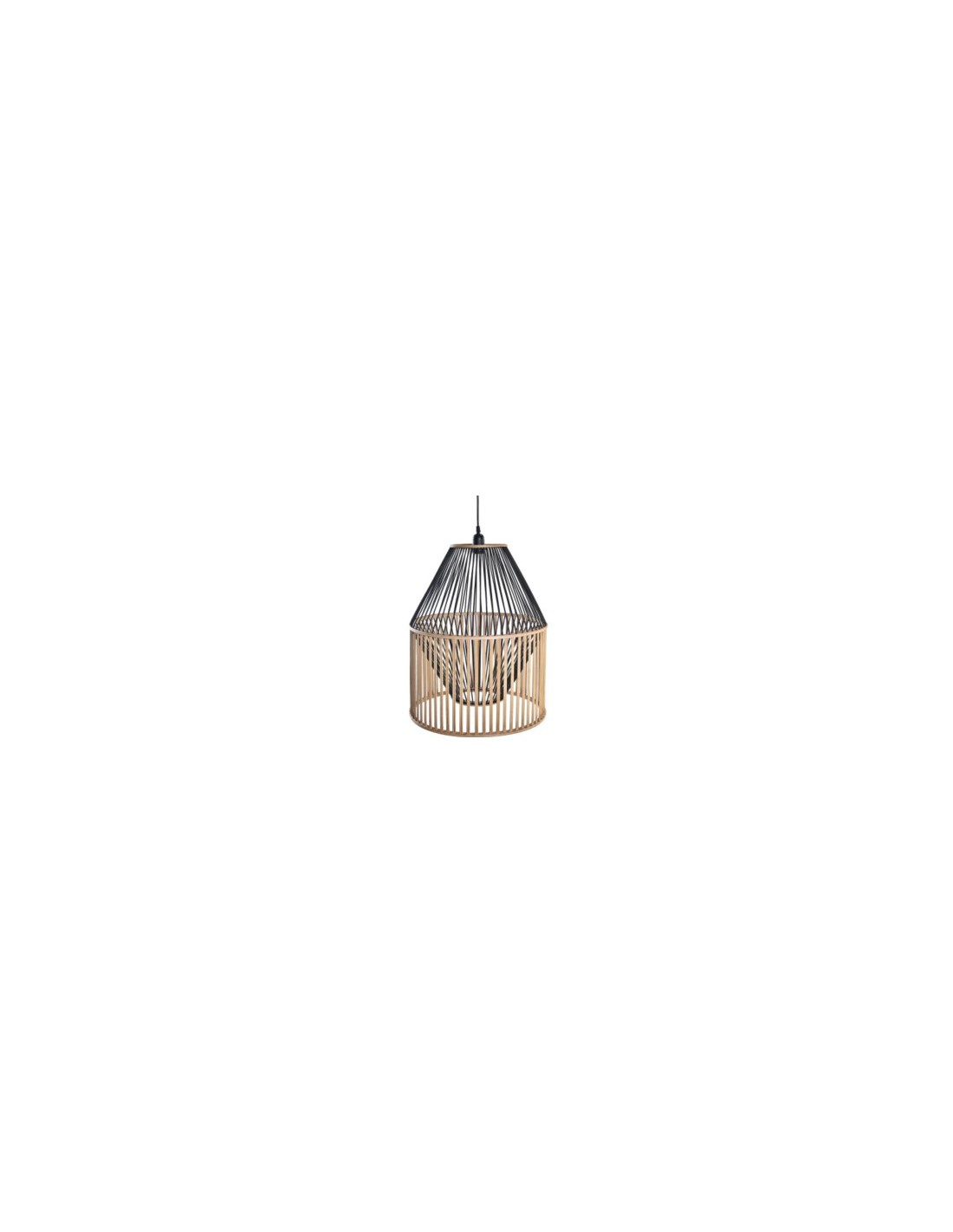LAMPADARIO LA197138 BAMBOO 43X43X53CM NATURALE