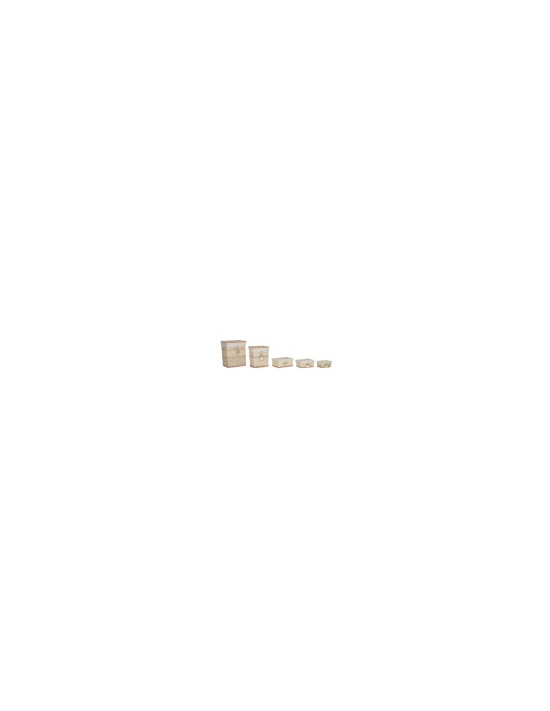 PORTABIANCHERIA DC214672 2 MIS VIMINI/COTONE 47X35X55CM