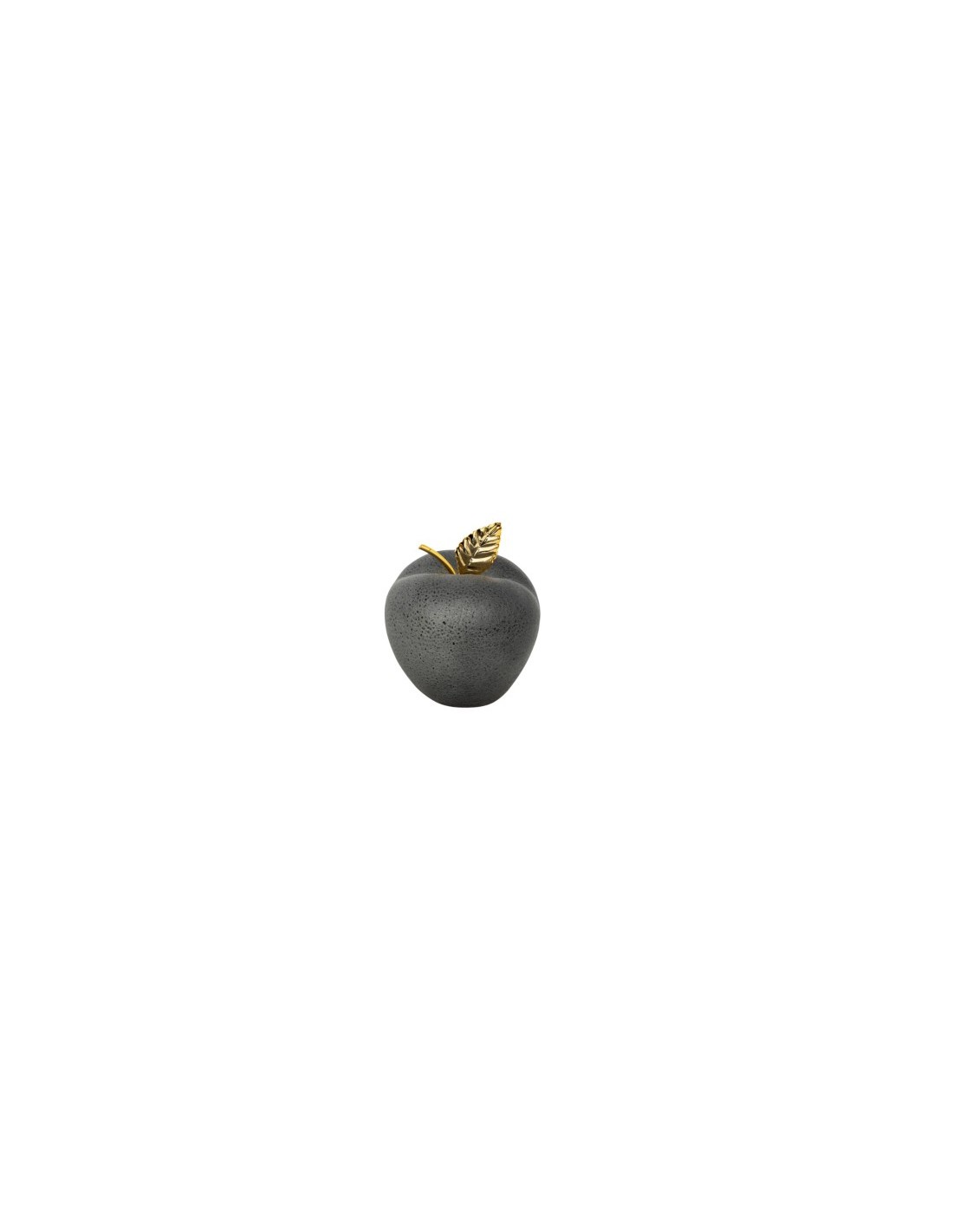 FIGURA MELA 199195 CERAMICA 13X15CM GRIGIO