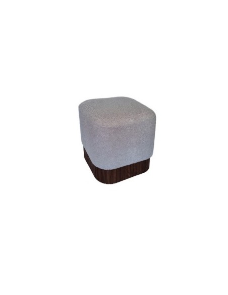 POUF 106228 JUANA TESSUTO GRIGIO 42X42X45CM