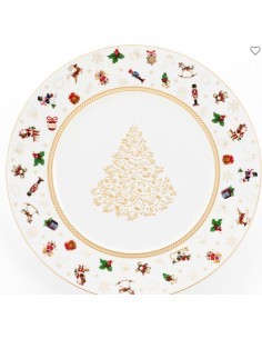 PIATTO TONDO TOYS NATALE 31CM