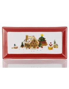 VASSOIO RETTANGOLARE 38CM SWEET NATALE
