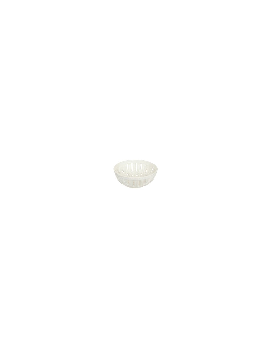 CESTINO PORTAFRUTTA 196509 CERAMICA 25X10CM BIANCO