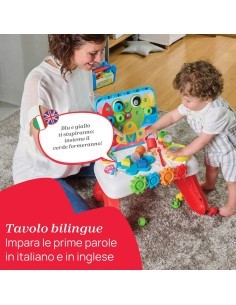 Scrivania Didattica Bilingue Chicco con Attività Elettroniche