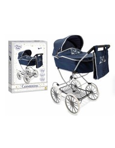 CARROZZINA 74256 BLUE METALLO 90CM CON BORSETTA su TreG Ingrosso