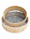 SETACCIO LEGNO D38CM RETE FERRO CRUDO N7