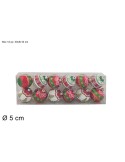 CONF 12 SFERE 270562 PLASTICA D5CM ASSORTITTO
