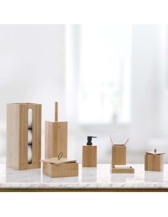 DISPENSER SAPONE IN BAMBOO su TreG Ingrosso