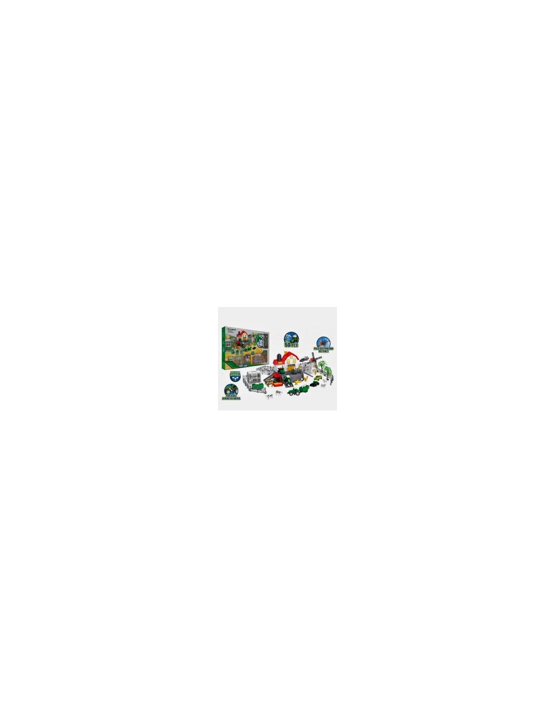 FATTORIA 42426 PLAYSET 50PZ CON ANIMALI E MEZZI