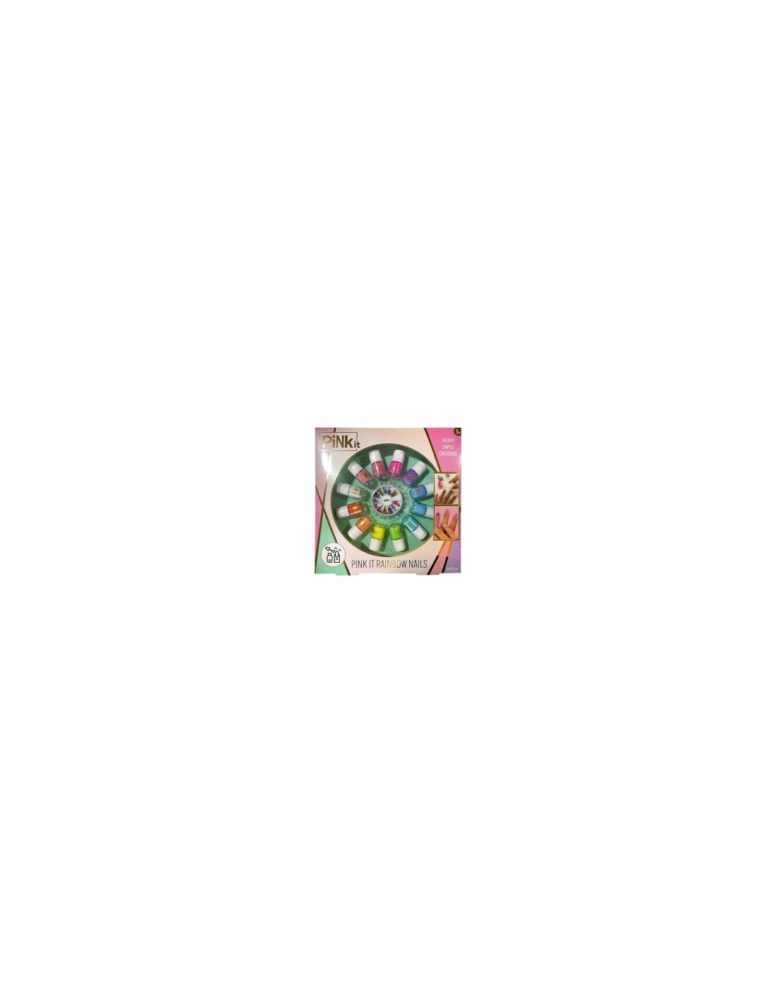 PINK IT 40060 CONF 12 SMALTI UNGHIE RAINBOW