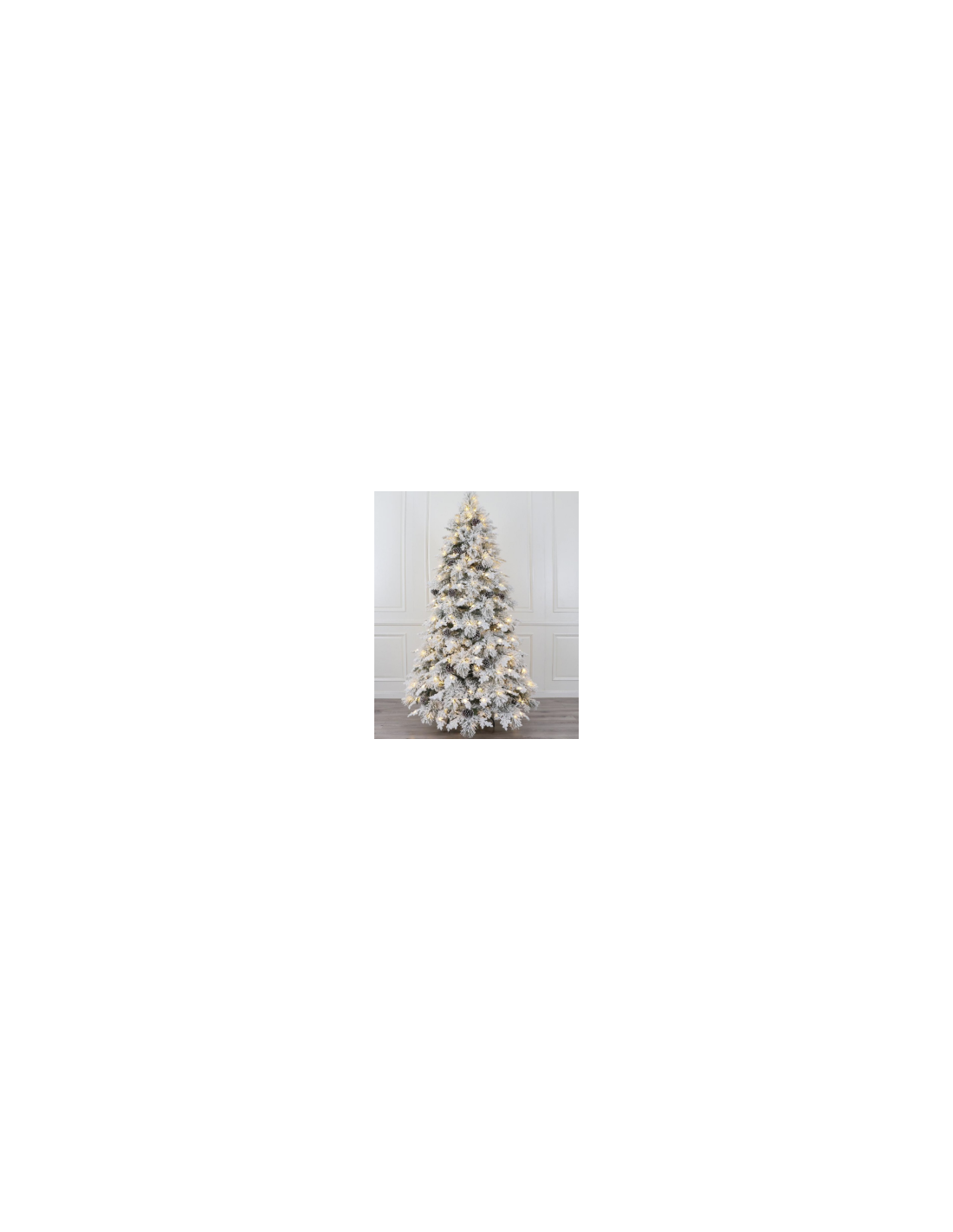 ALBERO DI NATALE CHAMONIX INNEVATO H150CM 160LED