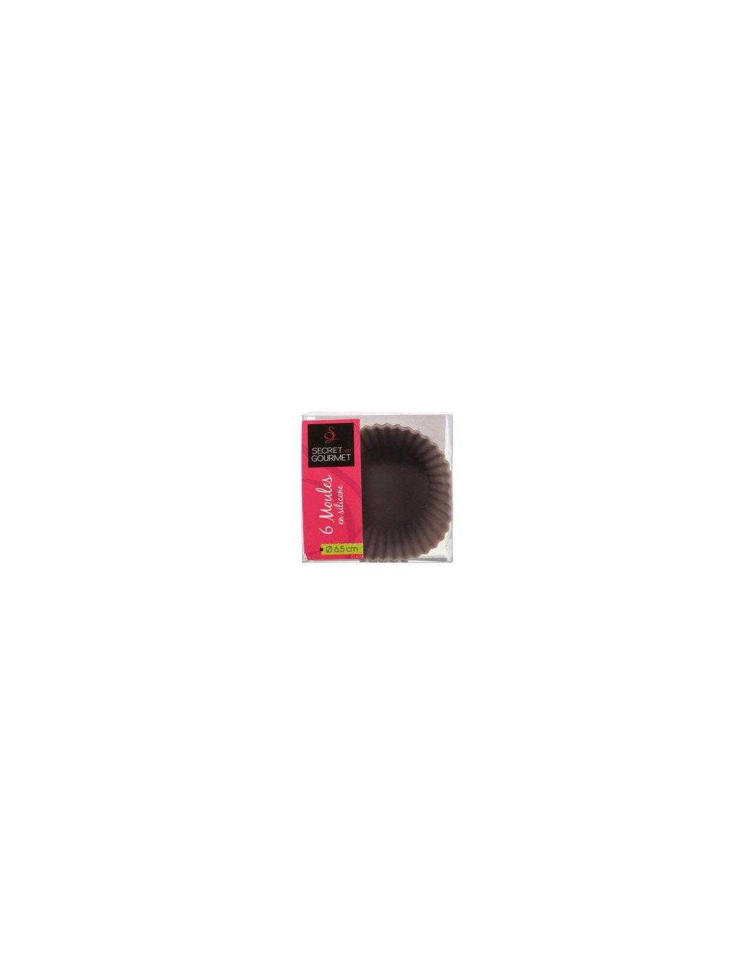 Set di 6 Custodie in Silicone GOURMAND, Tortora, H.4,5 cm, P.6,2 cm | Shop in Casa