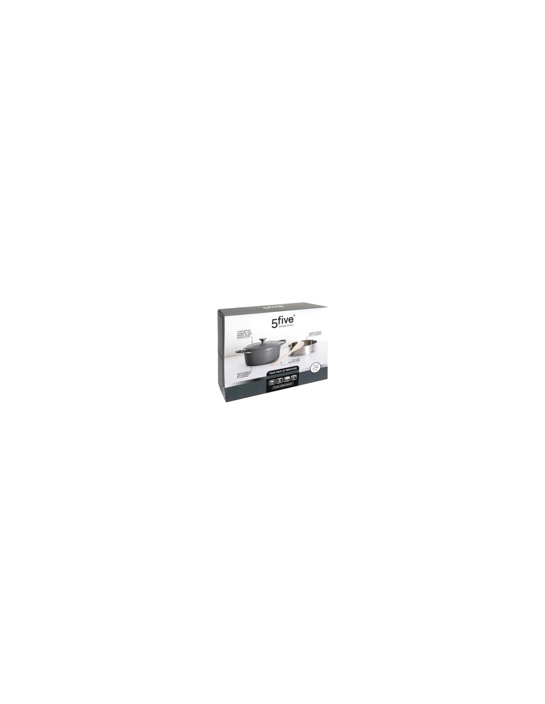Vaporiera D24cm Alluminio Pressato Grigio | Shop in Casa