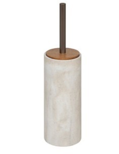 5five Scopino "Côme" con Effetto Marmo, 37x9,6 cm, Poliresina