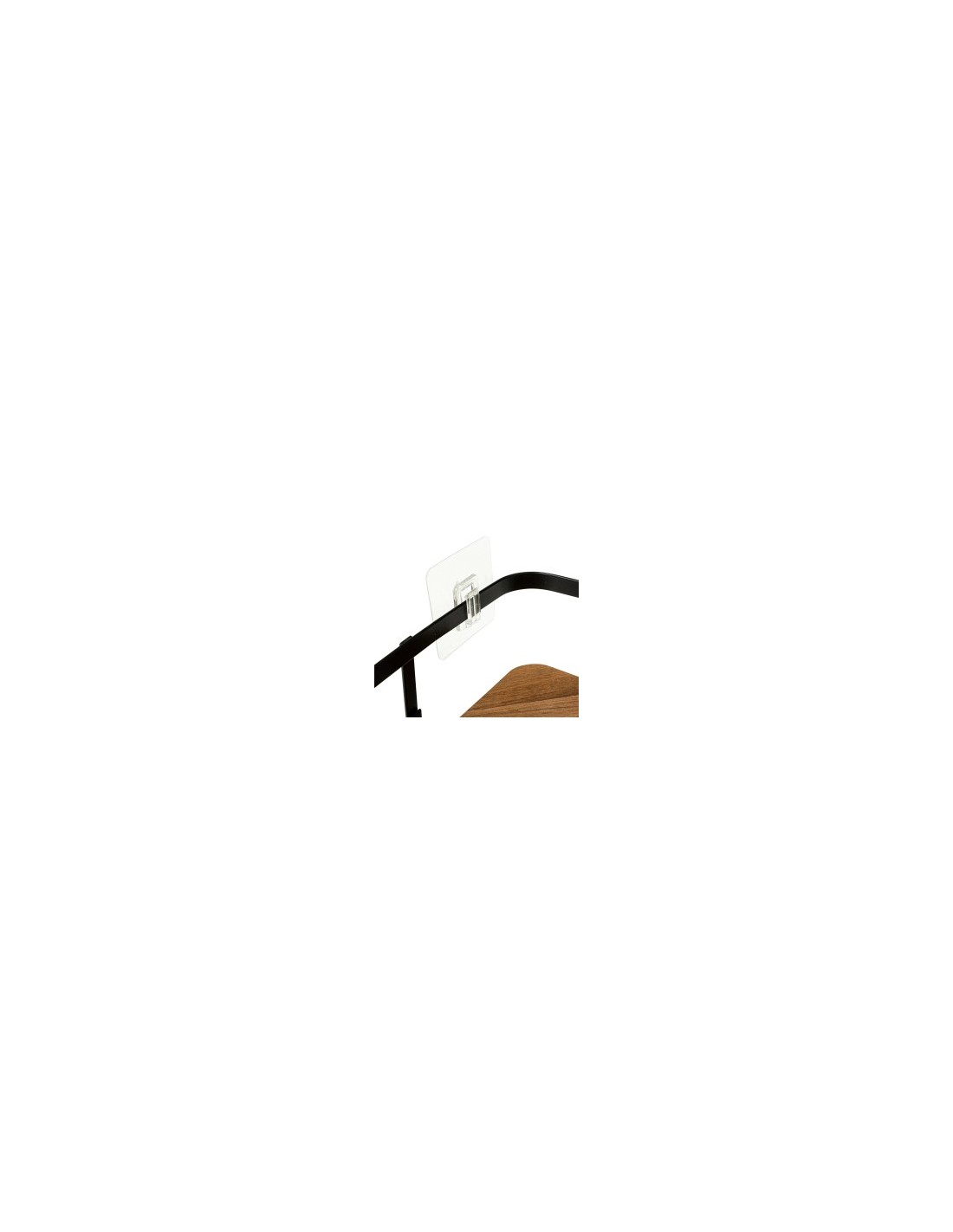 Mensola angolare per doccia "Blackacia" in legno di acacia, 25x19,5x7 cm