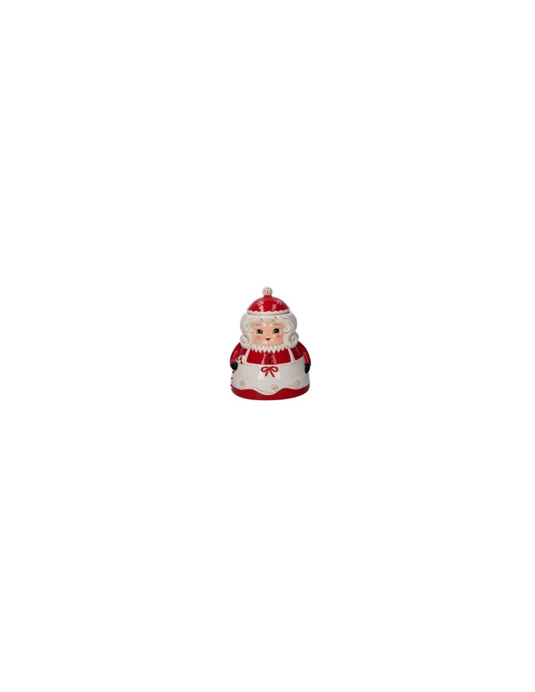 BARATTOLO 760033 SIGNORA BABBO NATALE CERAMICA 23X21X30CM