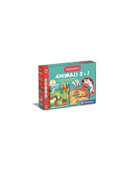 MONTESSORI 16460 ANIMALI 3IN1